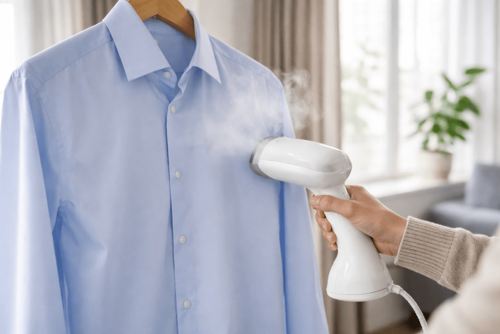 Steaming Instead of Ironing