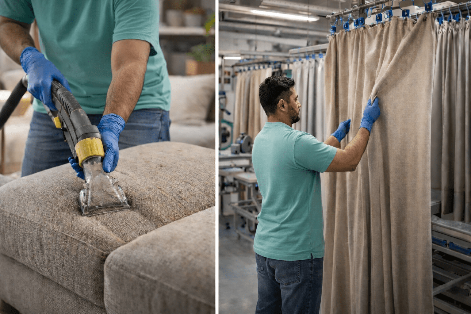 Curtain Sofa Dry Cleaning in gurgaon