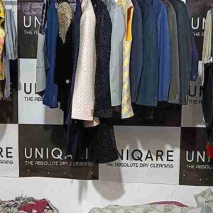 A modern dry cleaning facility in Gurgaon offering top-tier fabric care with precision and care. State-of-the-art dry cleaning setup at Uniqare Dry Clean facility in Gurgaon